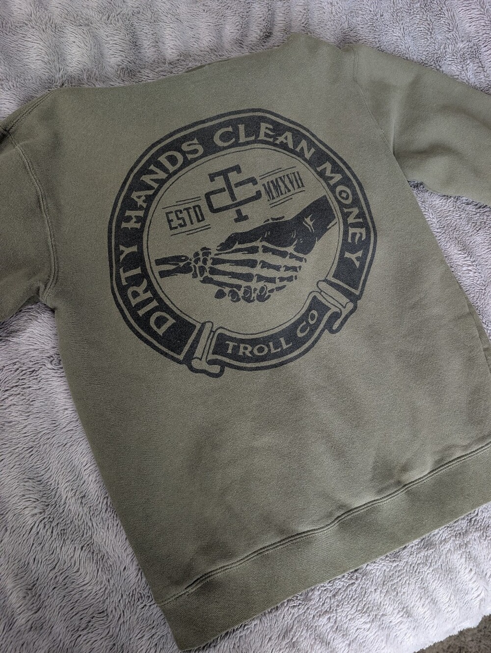 Troll Co Hoodie - Dirty Hands Clean Money
